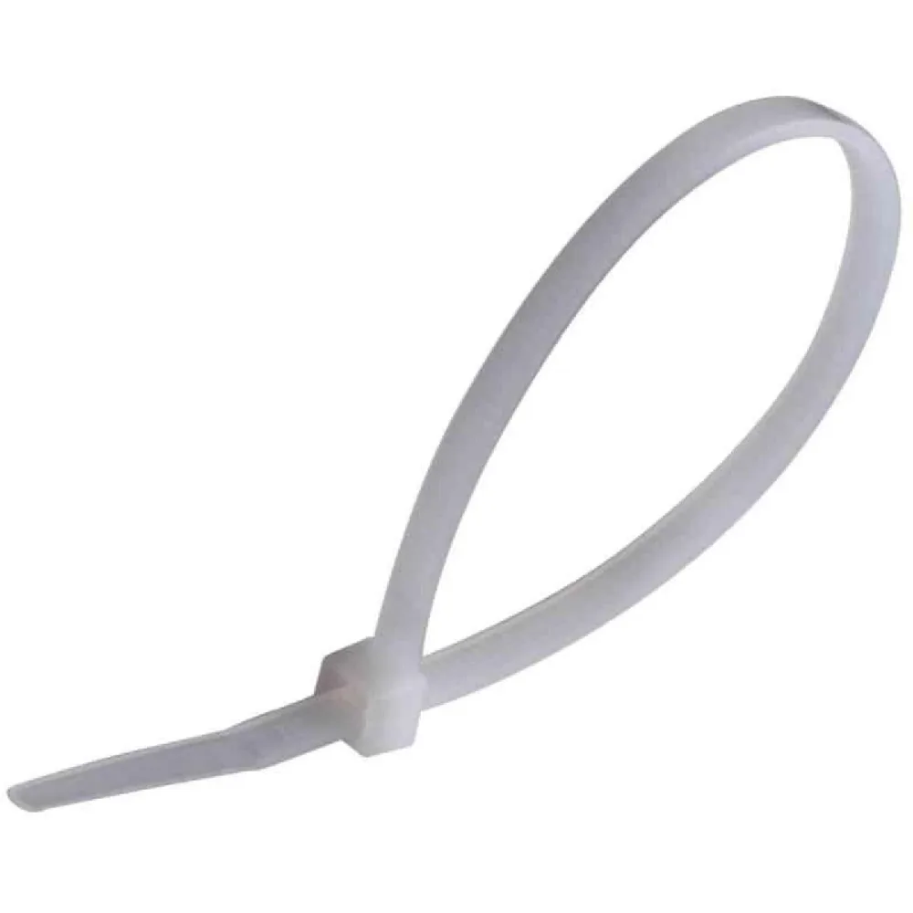 Buntband Vit, 200x4,8mm, 100st