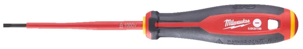 Milwaukee Tri-Lobe VDE Skruvmejsel 3-sidigt antirullhandtag SL 1,6 x 8 x 175 mm - Bild 2