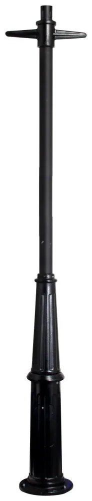 Westal 6094 Stolpe svart, Ø60 mm med stegpinne