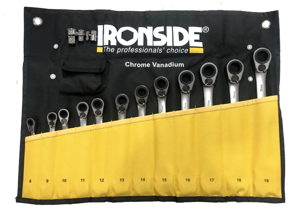 Ironside 71329239 Spärrkombinyckelsats 8-19 mm