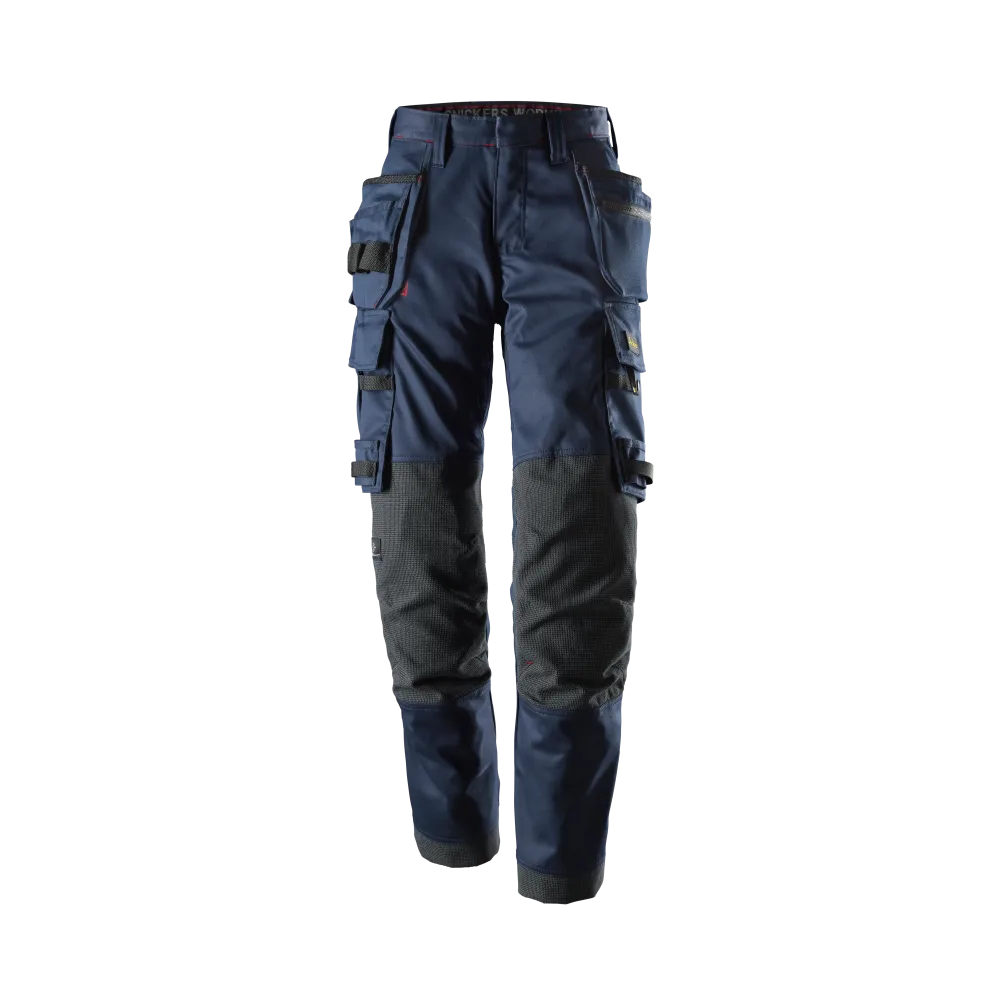 Snickers Workwear ProtecWork 6762 Arbetsbyxa marinblå, dam, stretch 44