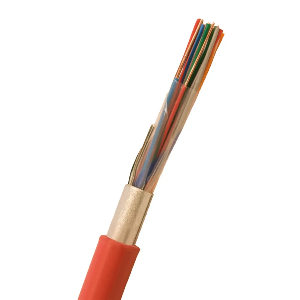 Nexans ELAQBY Larmkabel 30x2x0.6 mm, röd 1 m, kapad