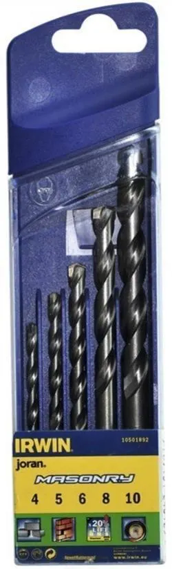 Irwin MASONRY 10501892 Borrsats murbruk, 5 delar, 4-10 mm