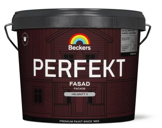 Perfekt Fasad Helmatt 10 L Vit/Bas