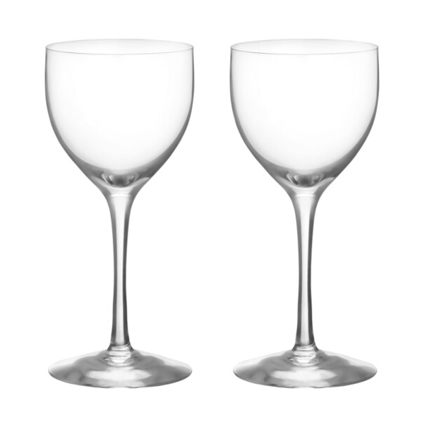 More Nick & Nora glas 17 cl 2-pack, Klar
