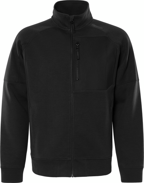 SWEATSHIRTJACKA 7830 SVA M GKI SVART
