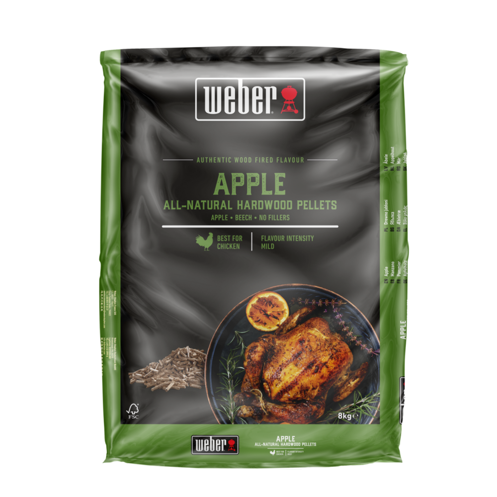 TRÄPELLETS WEBER - ÄPPLE 8KG