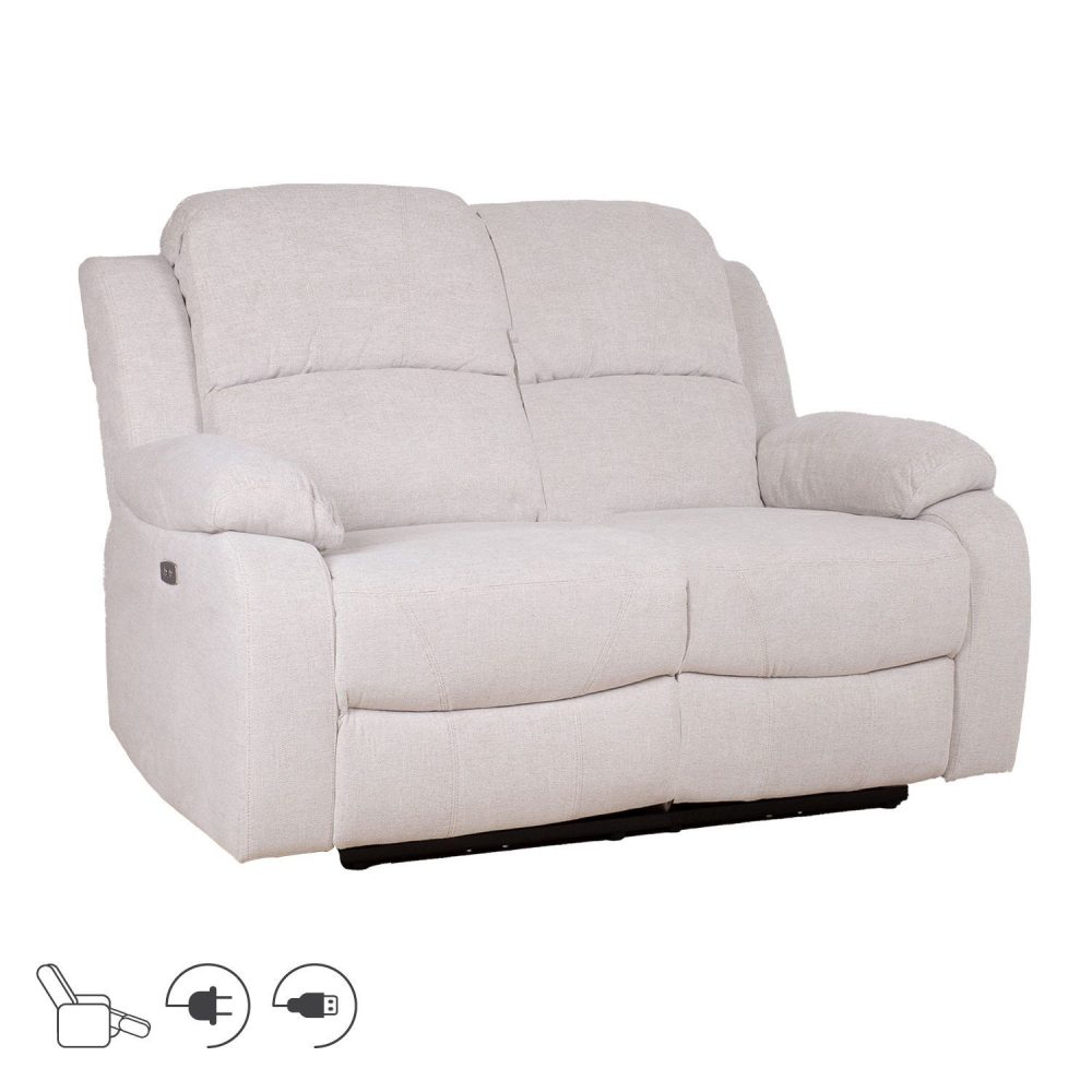 Reclinersoffa Tränor 2-sits med elektrisk mekanism
