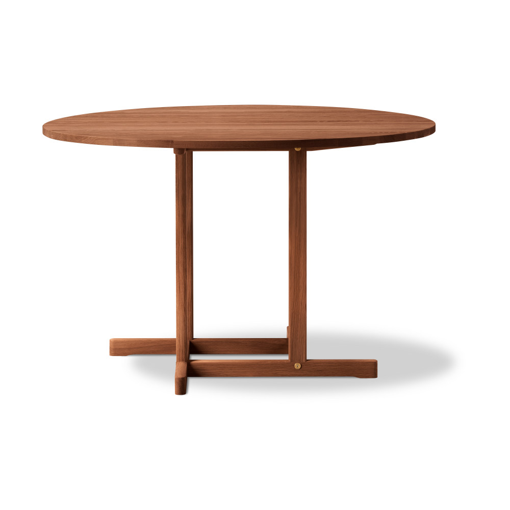 BM80 Mogensen Shaker Table bord Ø120 cm, Rökt oljad ek