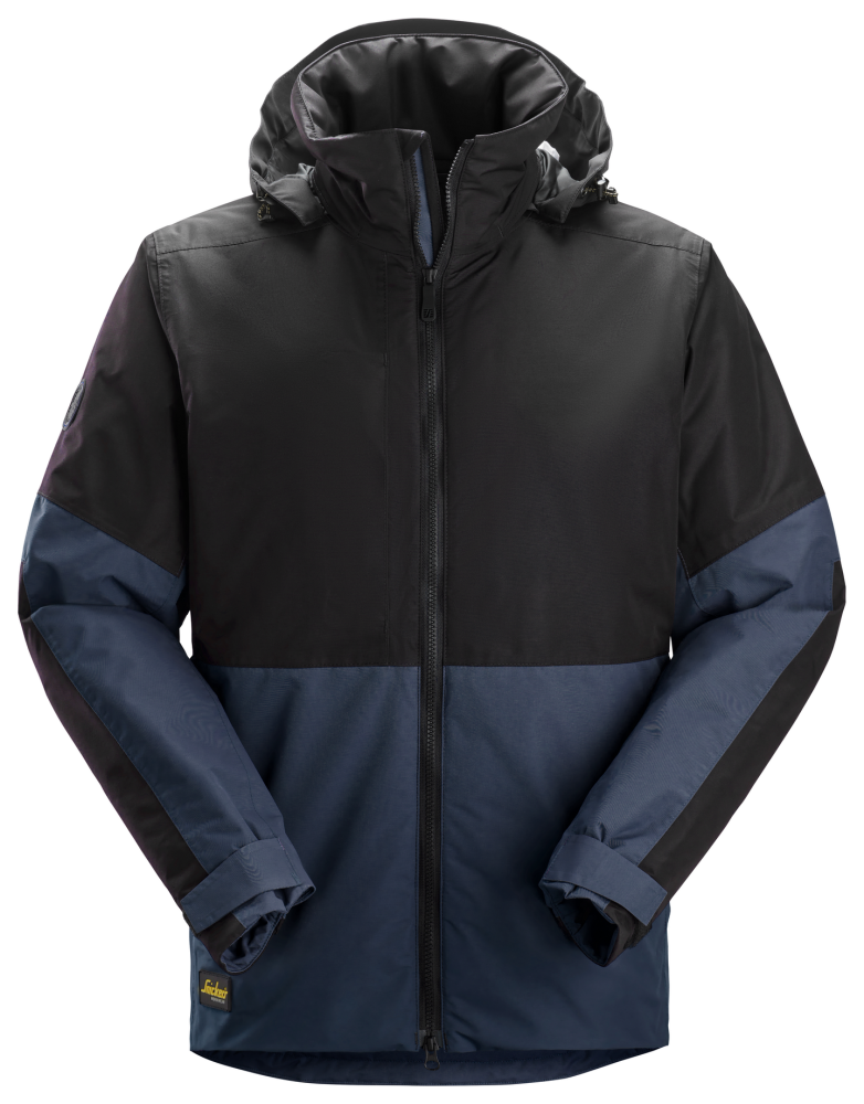 VINTERJACKA SNICKERS WORKWEAR FODRAD AW WP, MARIN/SVART STL XL