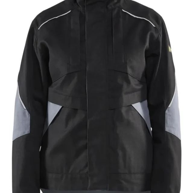 Blåkläder 407115169994XS Jacka svart/grå, flamskydd XS