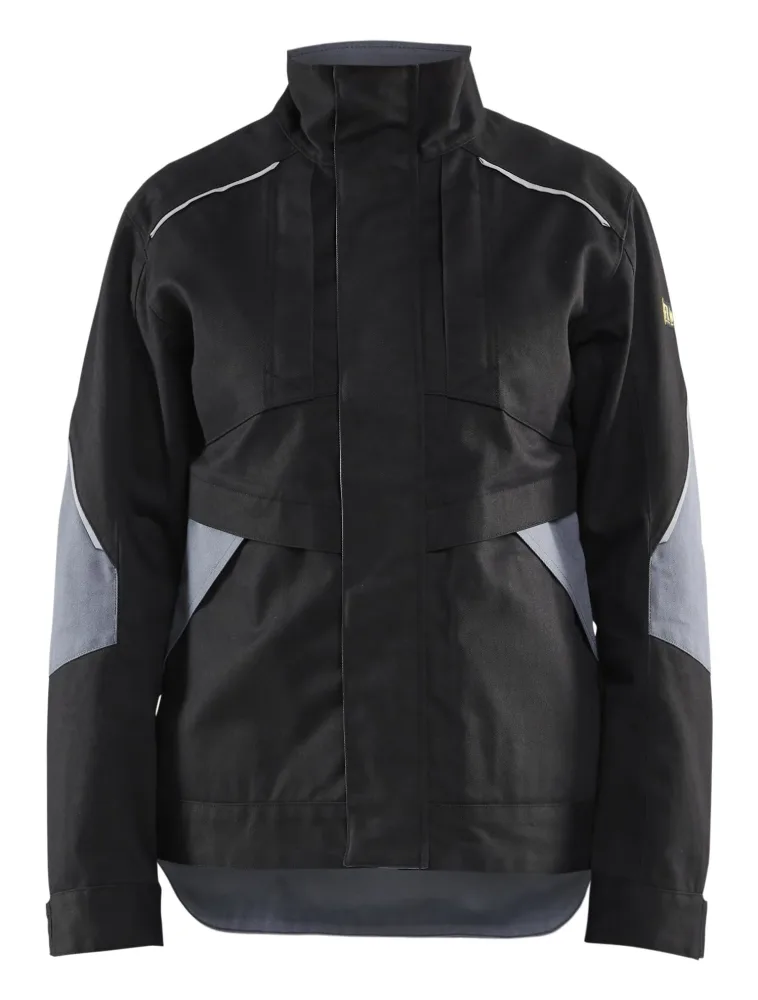 Blåkläder 407115169994XS Jacka svart/grå, flamskydd XS