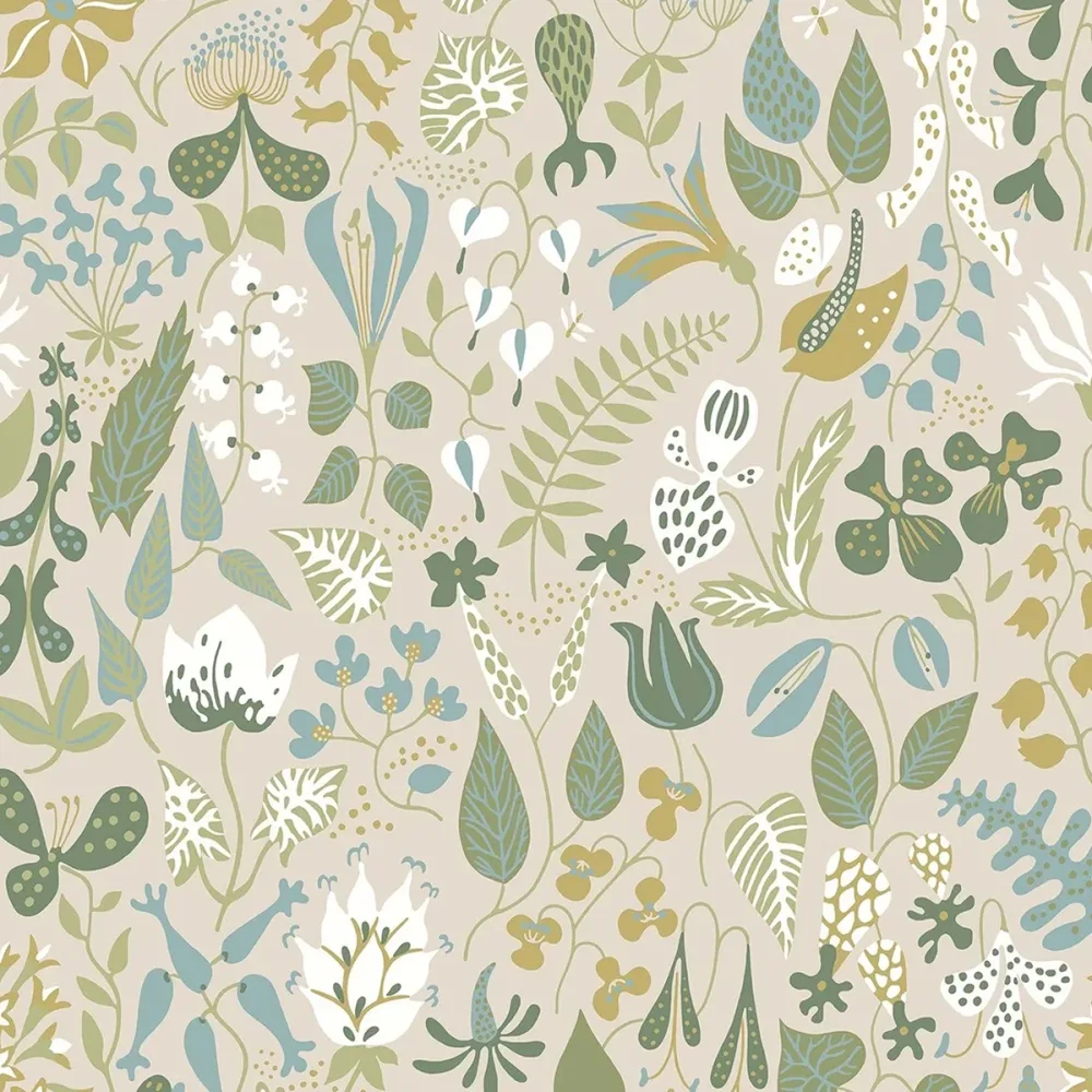 Scandinavian Designers Stig Lindberg 1371 - Beige Tapet