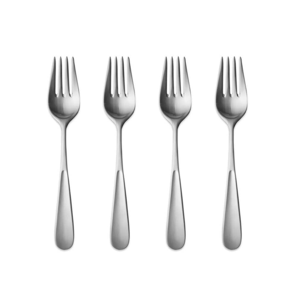 Vivianna matt tårtgaffel, 4-pack