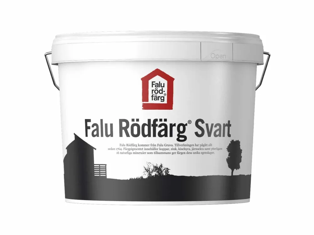 Falu Rödfärg Original Fasadfärg helmatt Röd - Bild 2
