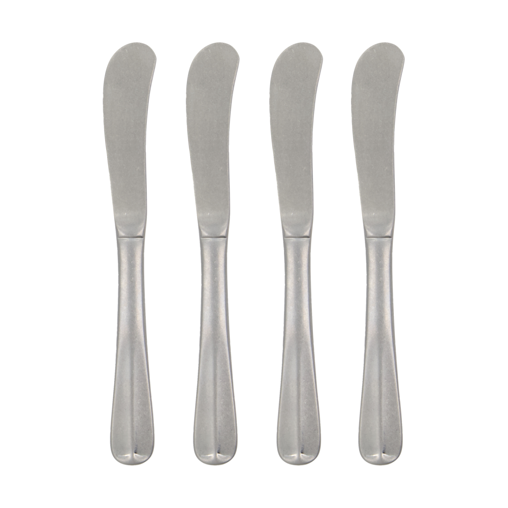 Mora smörkniv 4-pack, Silver finish