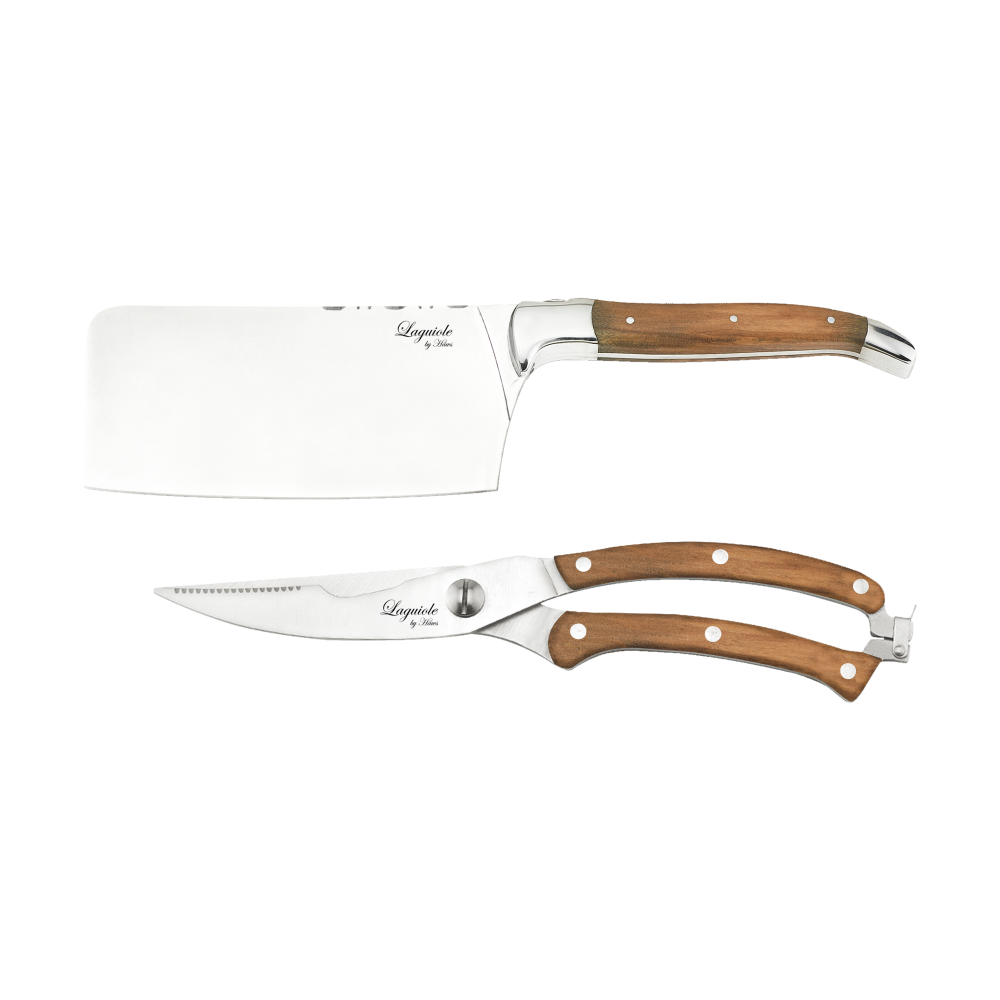 Laguiole By Hâws knivset 2-delar, Olive
