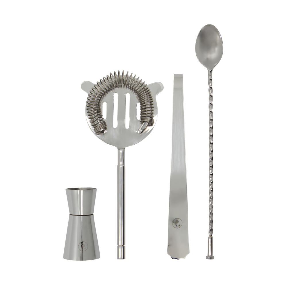 Kett barset 4 delar, Silver finish