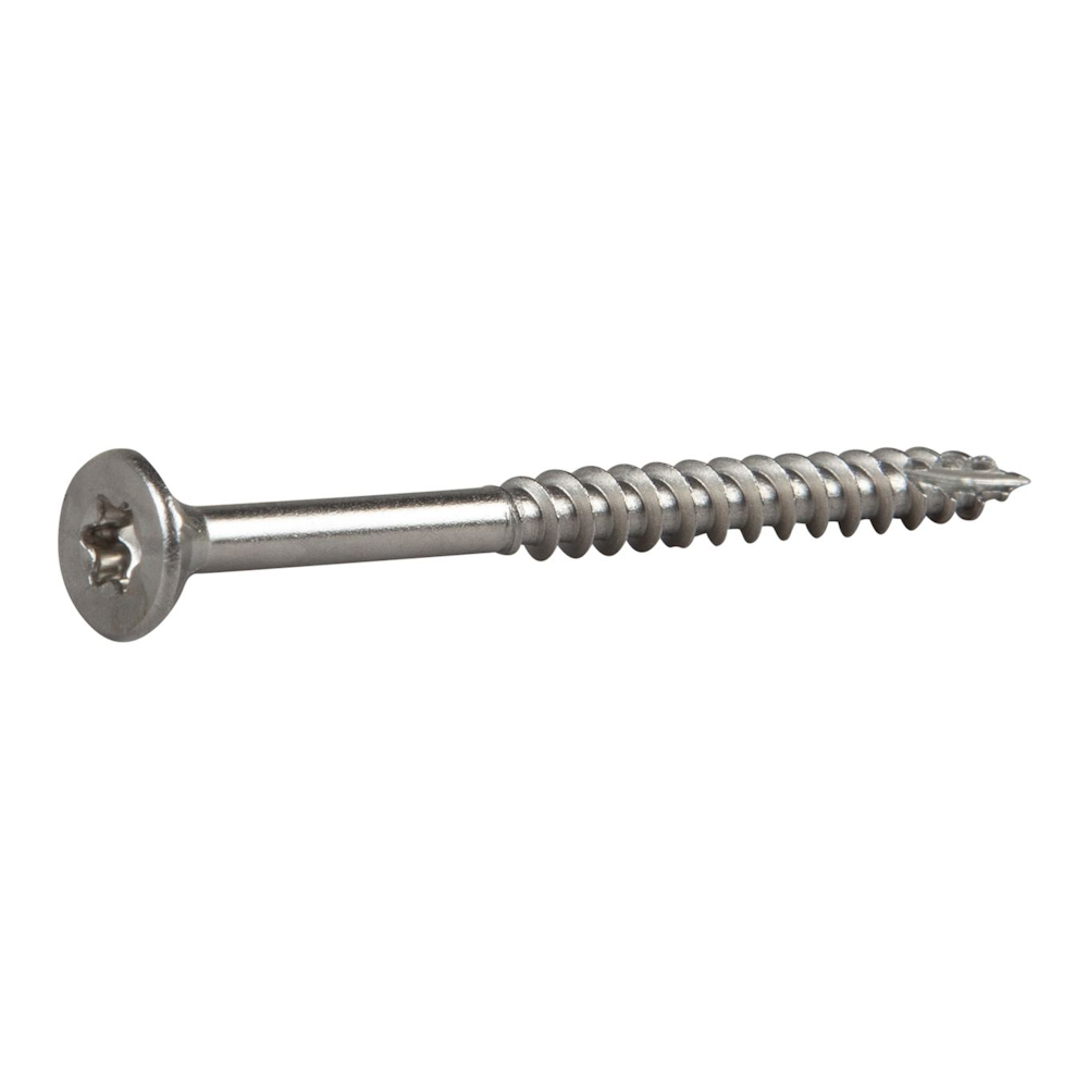 Träskruv Essdrive Försänkt Huvud TX20 4x50mm Rostfritt Stål A4 200st Essve