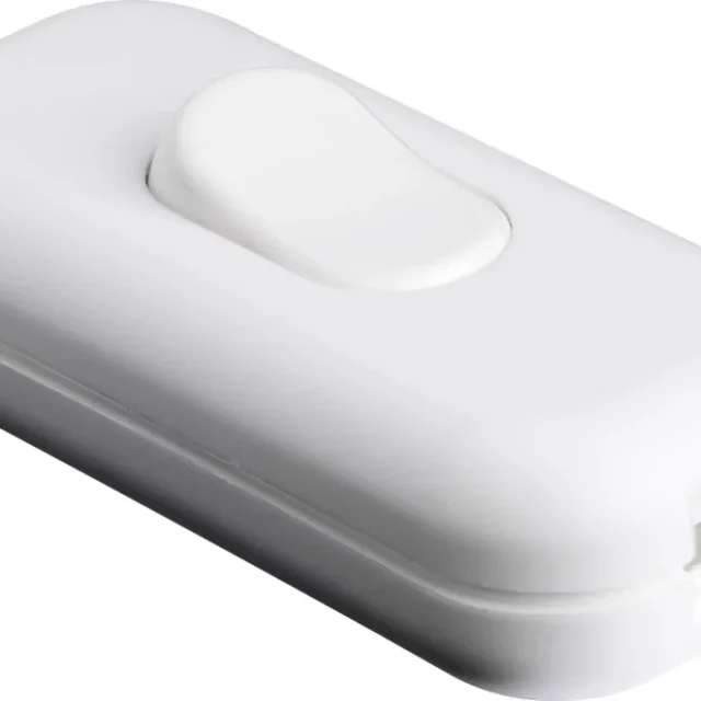 Gelia 60000656 Strömbrytare 1-pol, 2A/250V Vit