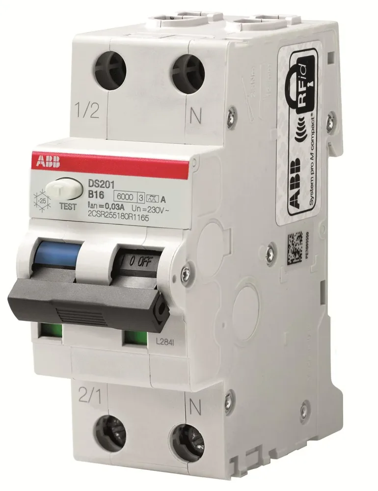 ABB 2CSR255180R3164 Personskyddsautomat 6kA, C-karakteristik, typ A DS201 C16 A300 - Bild 2
