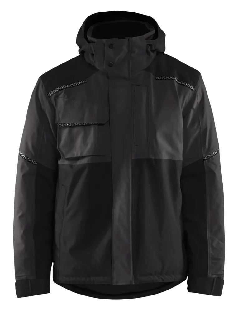 Blåkläder 488119879899XXL Vinterjacka grå/svart XXL - Bild 2