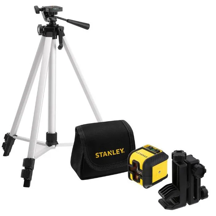 STANLEY Cubix Set Korslaserpaket med röd laser, stativ & väska