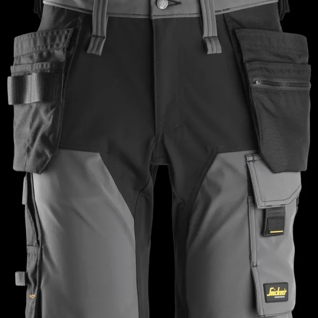Snickers Workwear 6175 Fullstretchshorts grå/svart 46