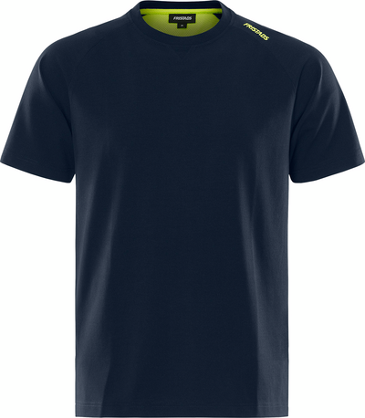 T-SHIRT 7553 GTME HEAVY STRETCH MÖRK MARIN/GUL STL M