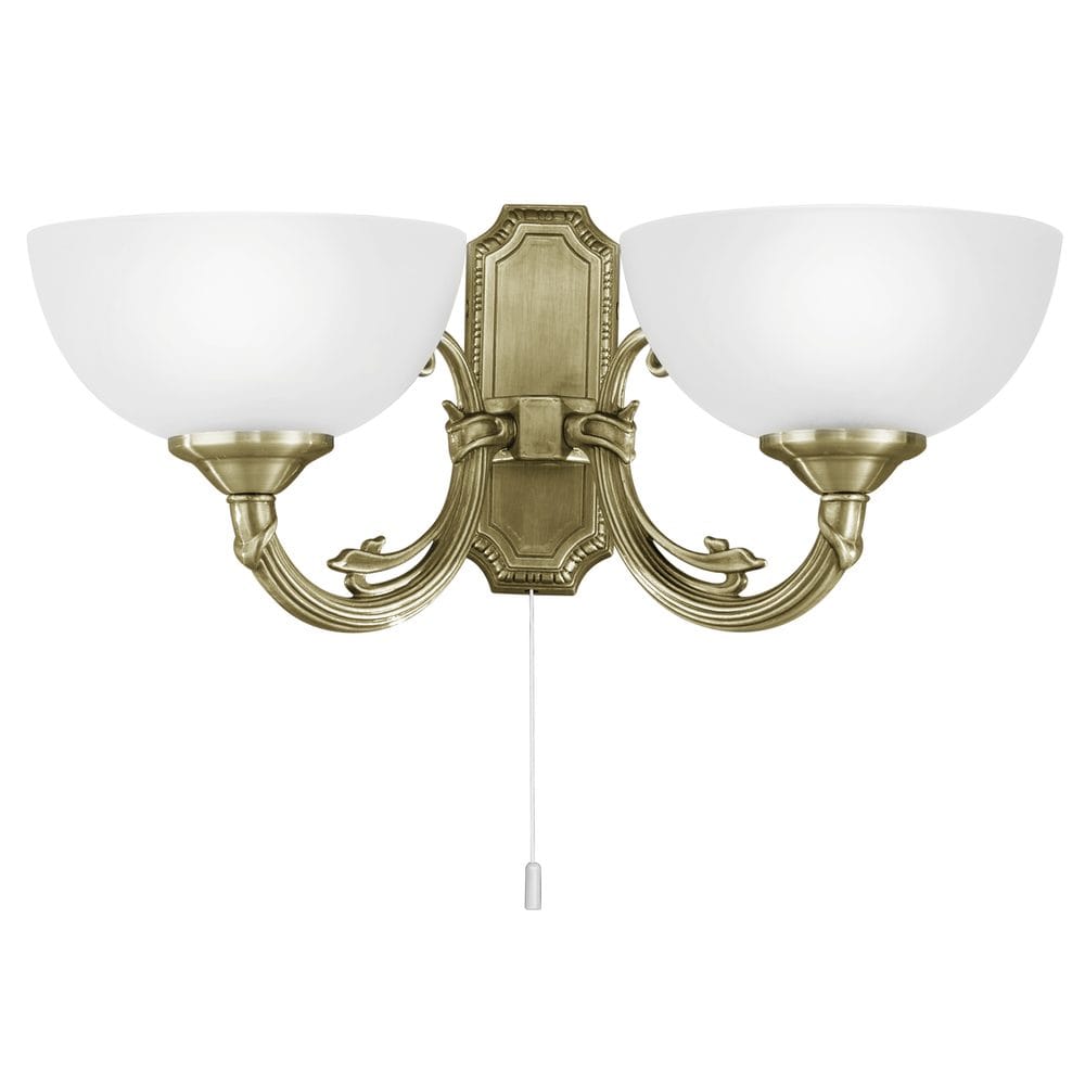 Vägglampa Savoy med 2 Lampor
