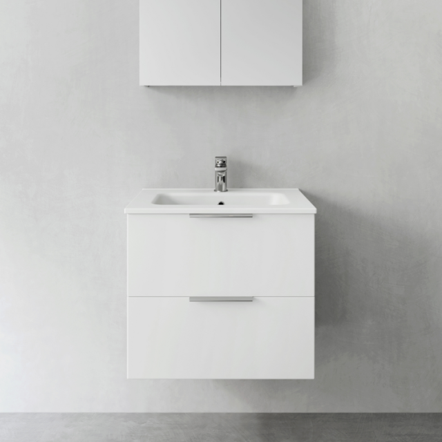 TVÄTTSTÄLLSSKÅP HAFA SHAPE 600 VIT M REKT TVÄTTSTÄLL