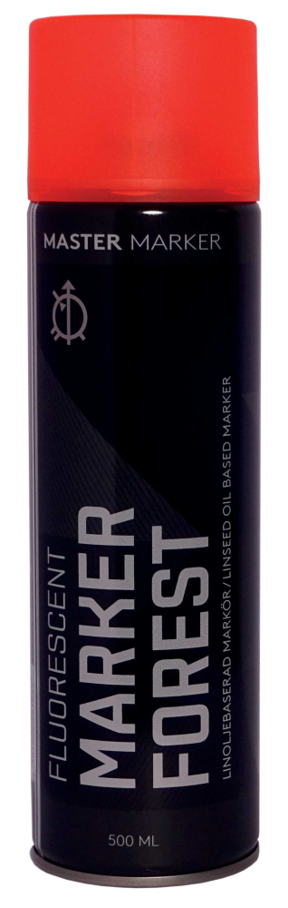 MARKERINGSFÄRG SPRAY MASTER SKOG FL ORANGE 500ML