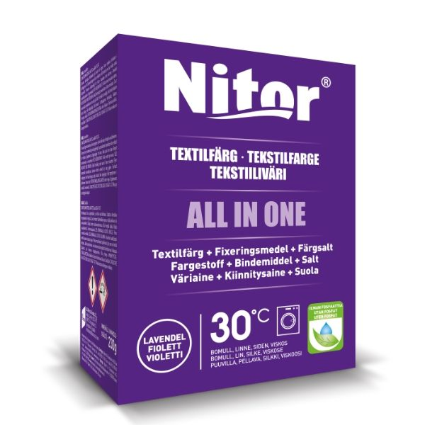 TEXTILFÄRG NITOR LAVENDEL MINI 230G