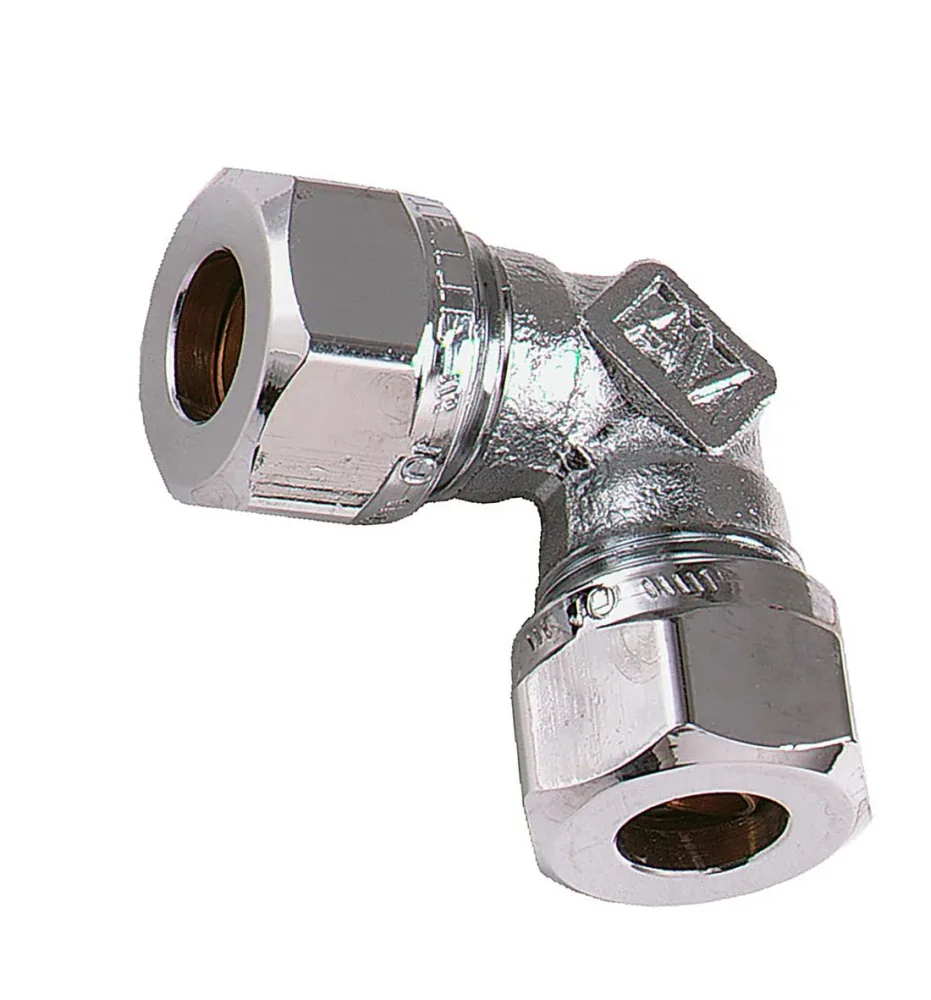 Vatette FG034030020 Vinkelkoppling 90°, förkromad 10 mm