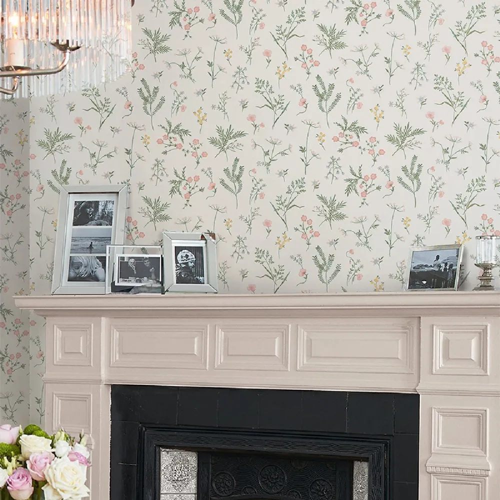 Laura Ashley Vol. 3 Crosswell 118480 Flerfärgad Tapet | Stuvbutiken - Bild 3
