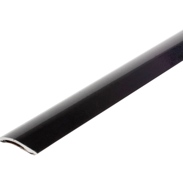 NIVÅLIST DIONE 2-15MM SLÄT SVART 2M SJÄLVHÄFTANDE