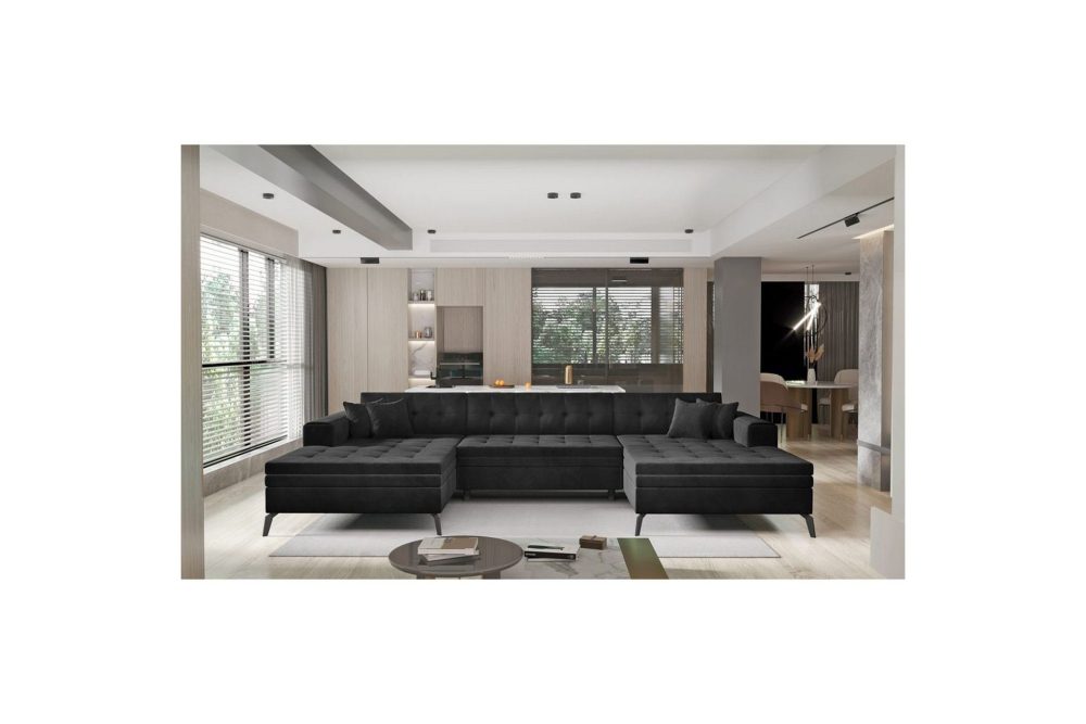 Hörnsoffa Eltap Vertizo 350x170x93 cm