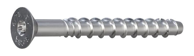 Sormat S-CSA CS A4 Betongskruv 6X50/5, TX30, 50 st 6×50 mm – fixtur 5 mm 50 st - Bild 2