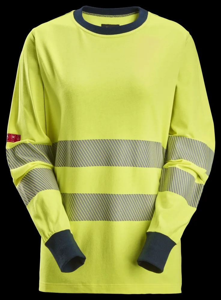 Snickers Workwear 2476-6695 T-shirt varsel, gul/marinblå XXL