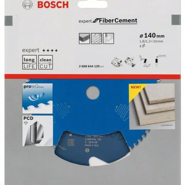 Bosch Cirkelsågsklinga 216x30x2,2mm 6T EXPERT FOR FIBER CEMENT