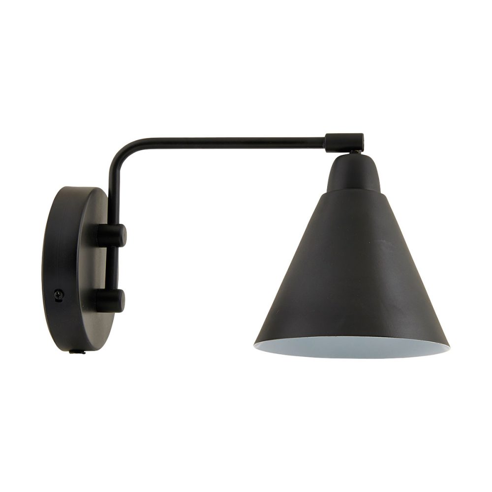 Game vägglampa svart, liten, 30 cm