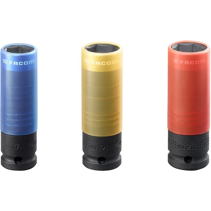 Facom NSI.3L Krafthylssats 1/2", 17/19/21mm