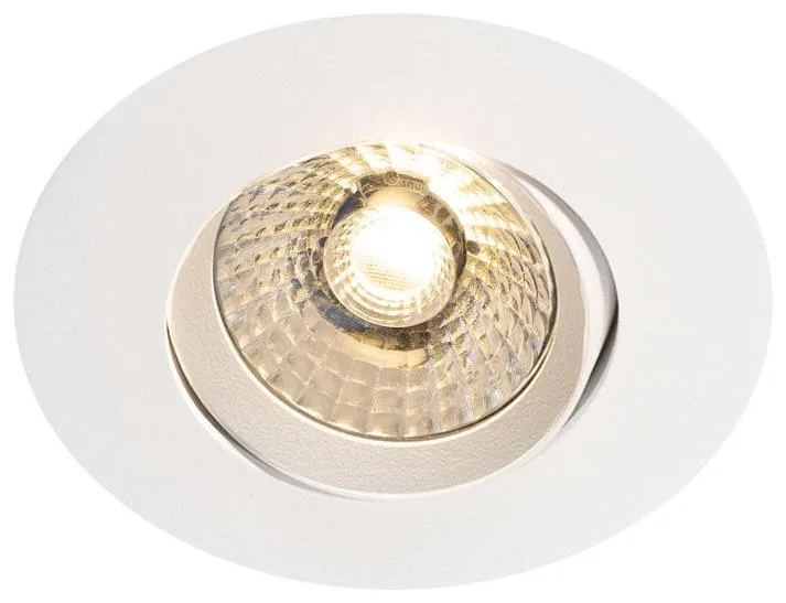 Hide-a-Lite Comfort G4 7475838 Downlight vit, 7,5 W, tilt 520 lm, 2-27 K, 36 GR