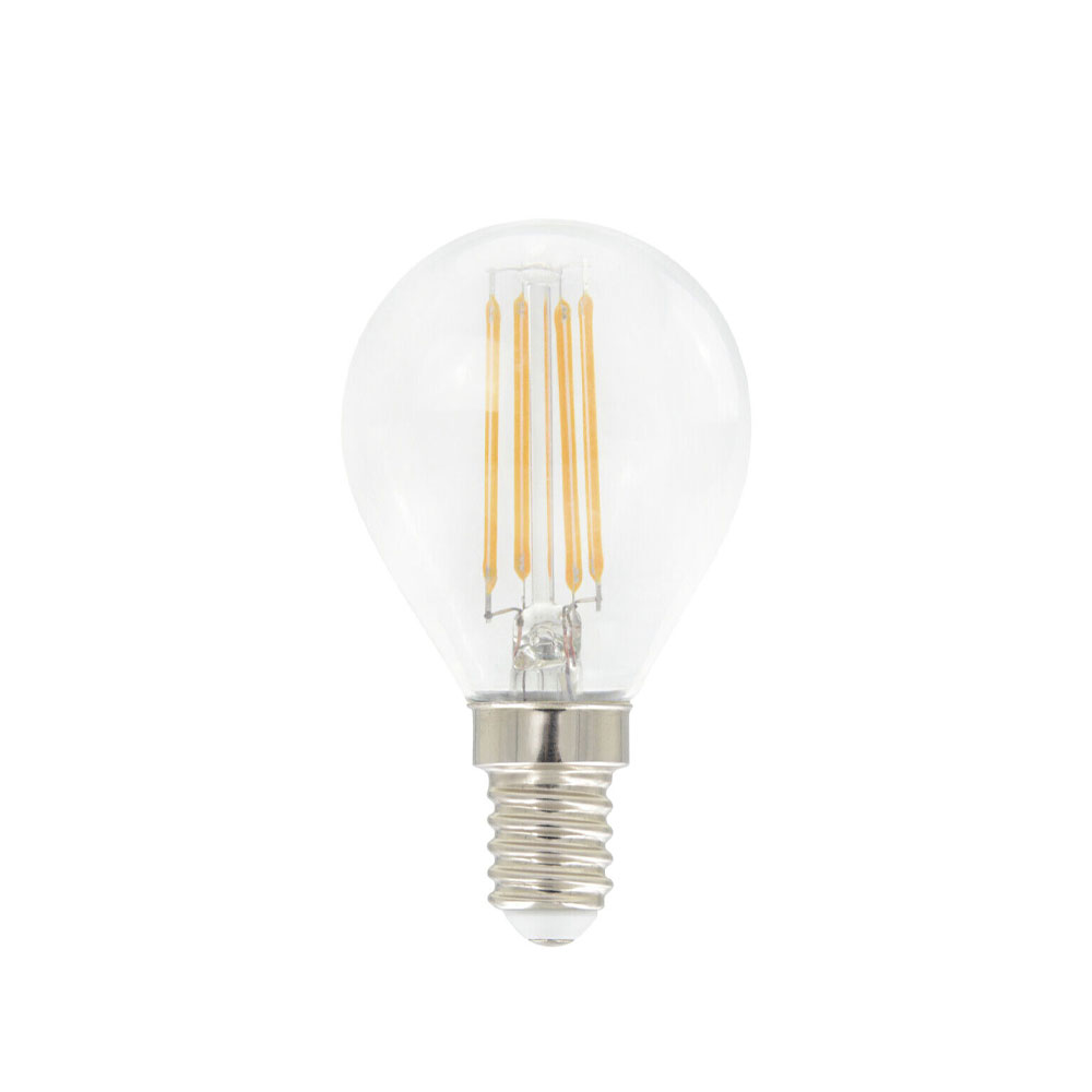 Airam Filament LED 3-stegs dimring-klot ljuskälla, klar, med minne, p45 e14, 5w