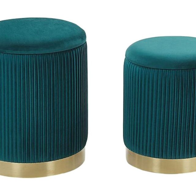 Trumelet Fotpall med Förvaring 2-pack