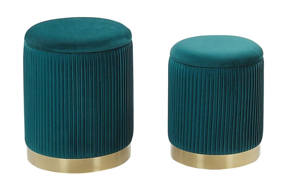 Trumelet Fotpall med Förvaring 2-pack
