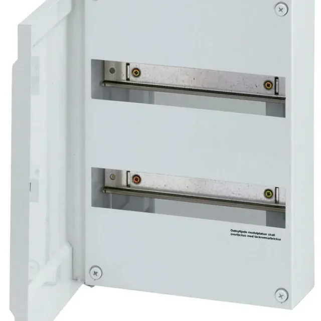 Hager GD313N Normkapsling 13 moduler/rad, utanpåliggande, plåt 3 rader