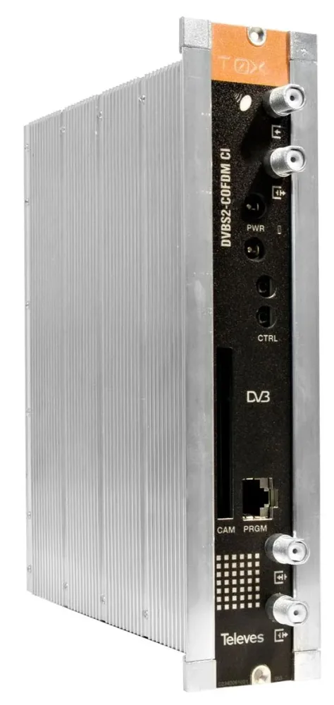 Televes 563301 Transmodulator med DVB-S/S2 tuner