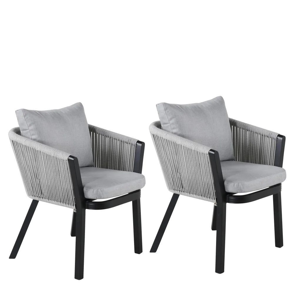 Venture Home Virya 1465-408 Karmstol 2-pack Svart - Bild 2