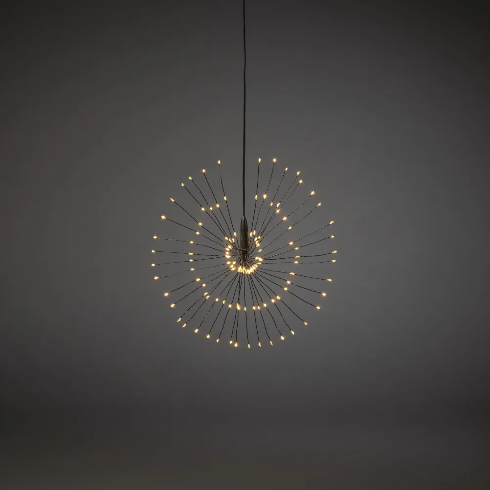 Konstsmide 3096-800 Dekorationsbelysning 25 cm, svart kabel